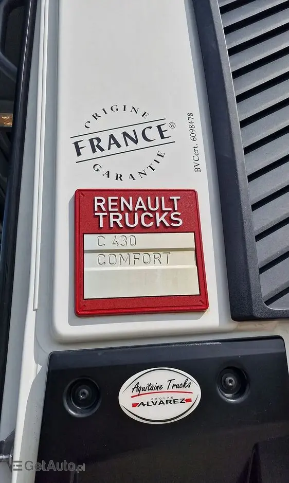 RENAULT C430 6x4 Wywrotka trzystronna Hydroburta, Jak Nowe 