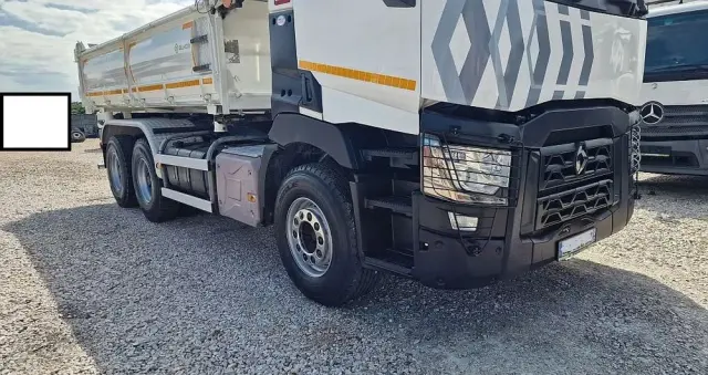 RENAULT C430 6x4 Wywrotka trzystronna Hydroburta, Jak Nowe 