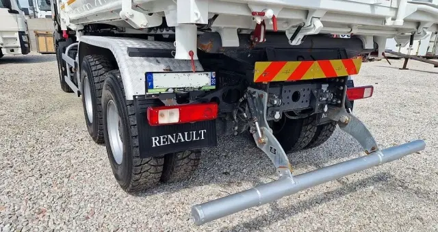 RENAULT C430 6x4 Wywrotka trzystronna Hydroburta, Jak Nowe 