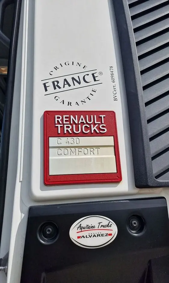 RENAULT C430 6x4 Wywrotka trzystronna Hydroburta, Jak Nowe 