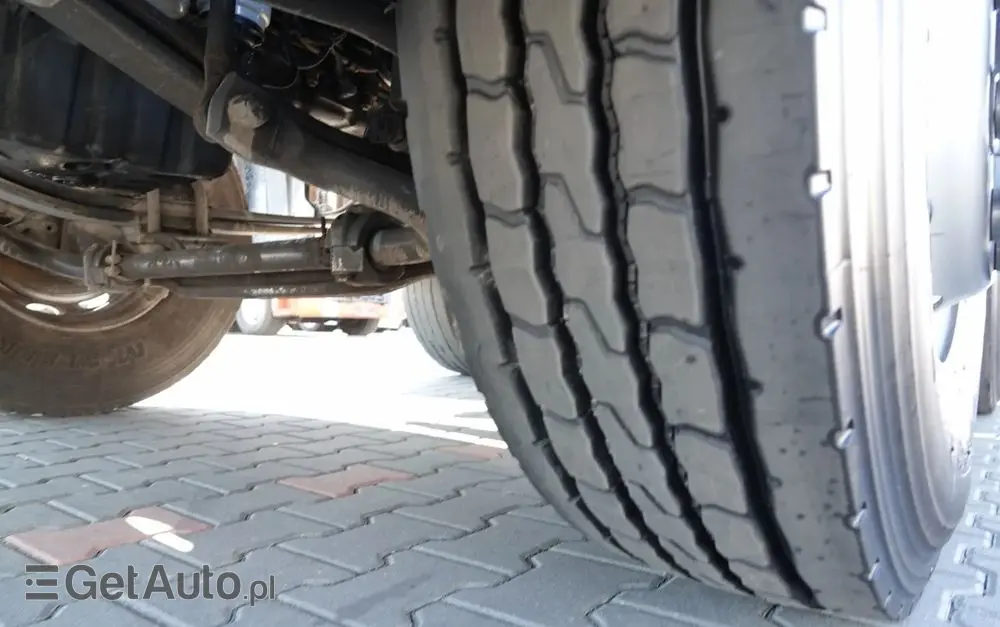 RENAULT C 430 / 8x4 / SKRZYNIOWY 7 M + HDS PALFINGER 33002 -wysów: 14,5 M / UDŹWIG 9800 KG / STEROWANIE RADIOWE / ROTATOR / EURO 6 