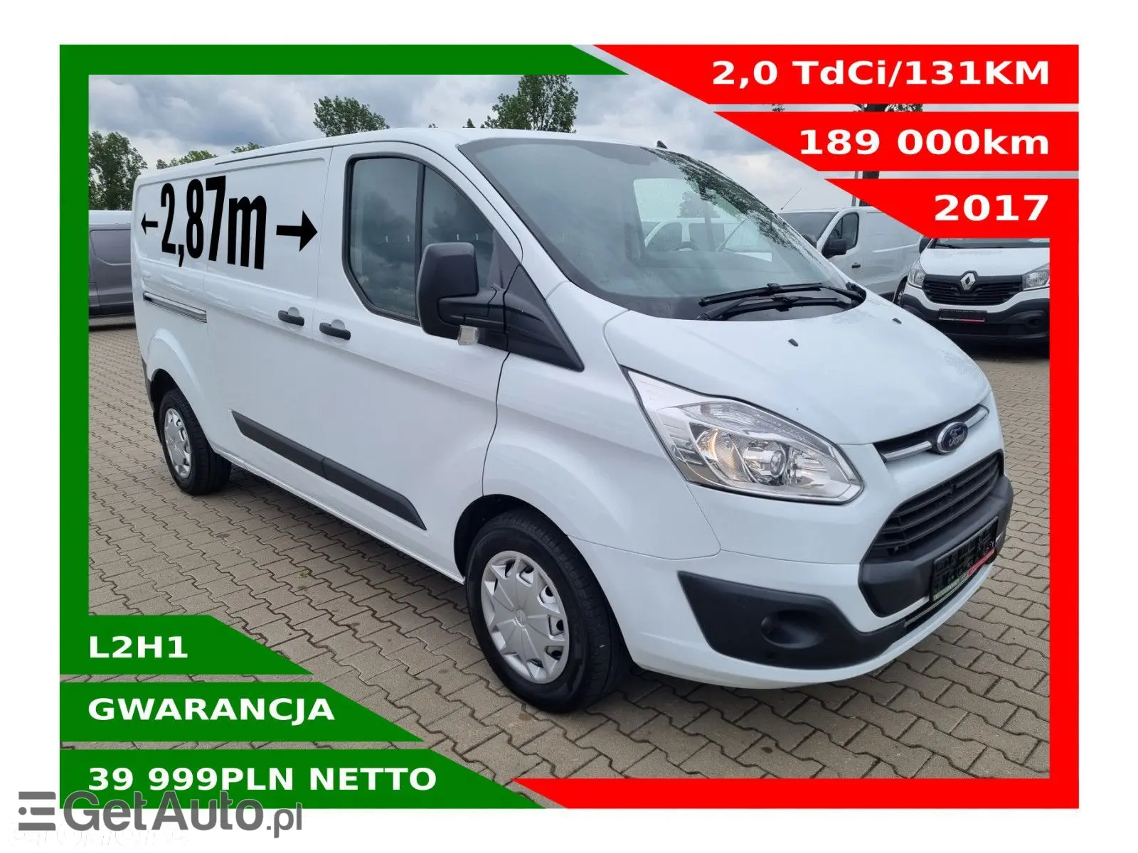 FORD Transit Custom L2 Sport