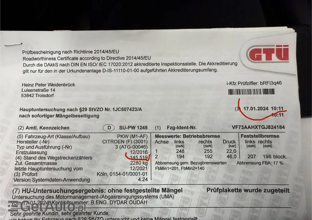 CITROËN C4 Grand Picasso 2.0 BlueHDi Intensive