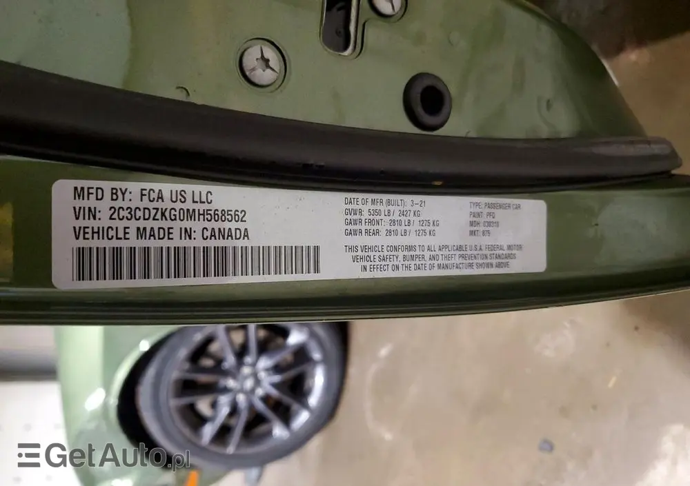 DODGE Challenger 3.6 GT AWD