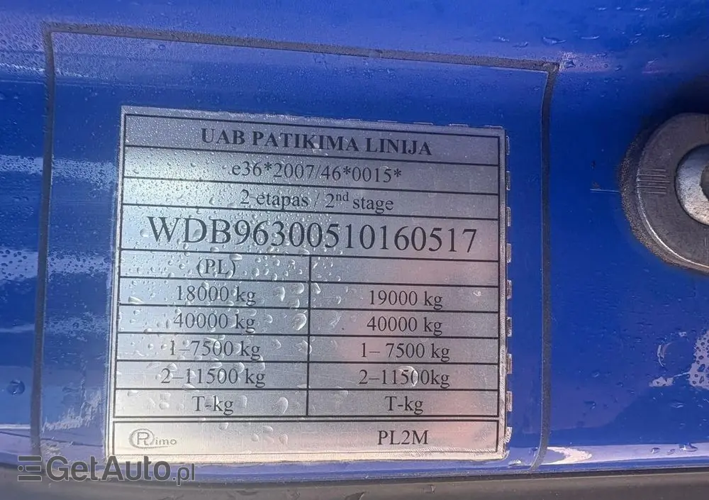 MERCEDES-BENZ Actros PL2M 1843 