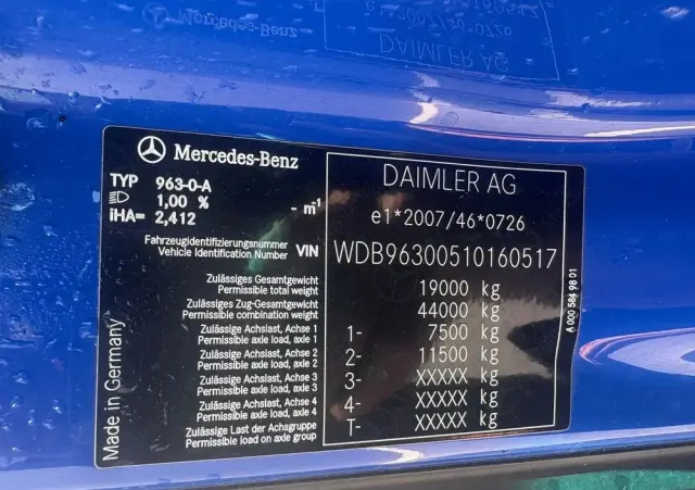 MERCEDES-BENZ Actros PL2M 1843 