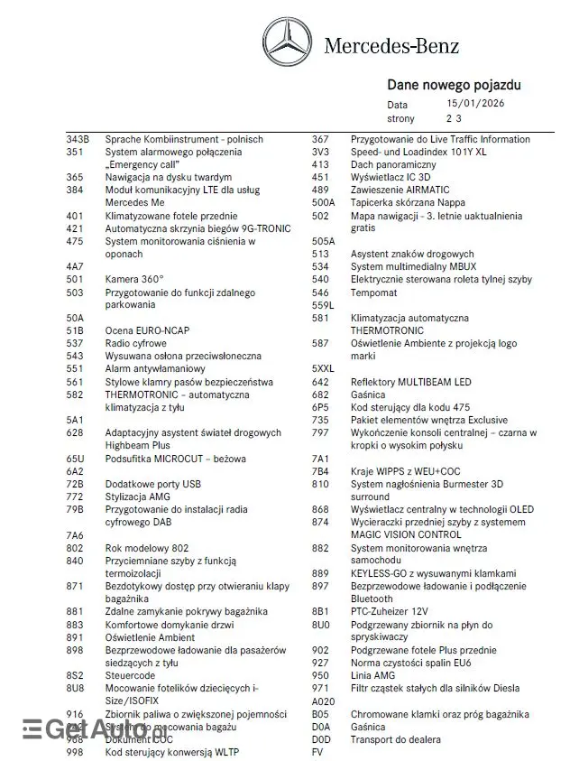 MERCEDES-BENZ Klasa S 400 d 4-Matic 9G-TRONIC