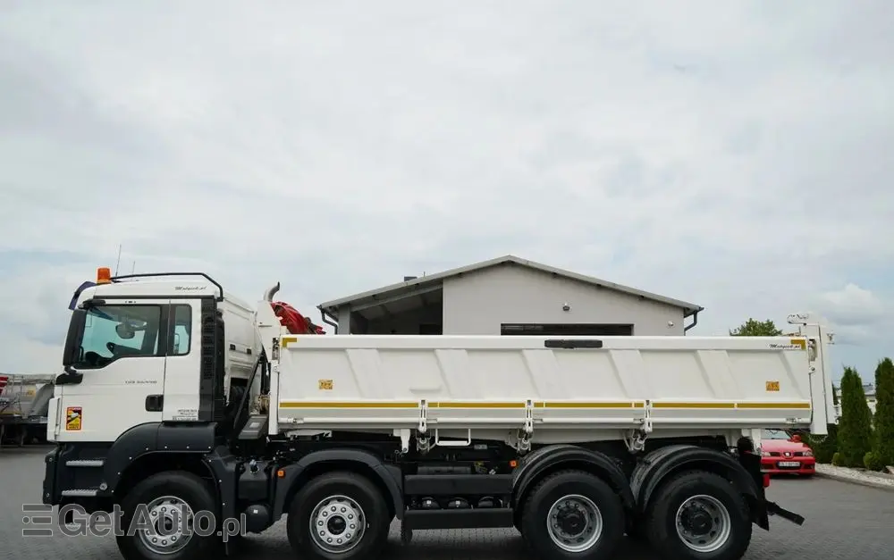 MAN TGS 35.440 / 8X4 / WYWROTKA 2 STR. / HYDROBURTA / BORDMATIC / ZABUDOWA MEILLER KIPPER 