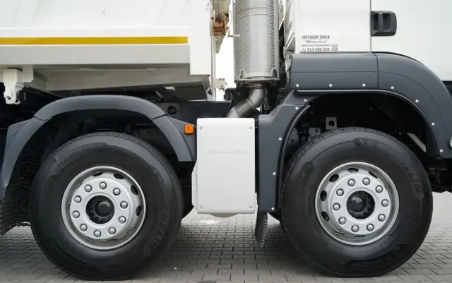 MAN TGS 35.440 / 8X4 / WYWROTKA 2 STR. / HYDROBURTA / BORDMATIC / ZABUDOWA MEILLER KIPPER 