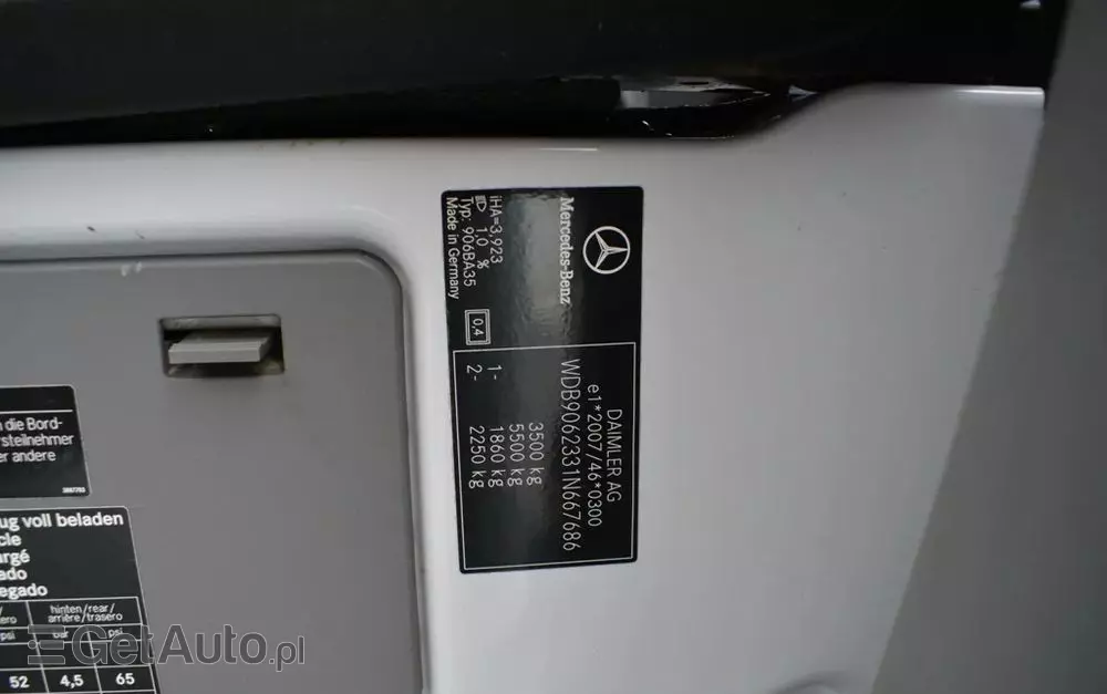 MERCEDES-BENZ Sprinter 316 CDI LIFT DOKA PLANDEKA 