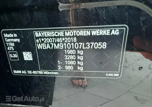 BMW Seria 1 118d M Sport sport