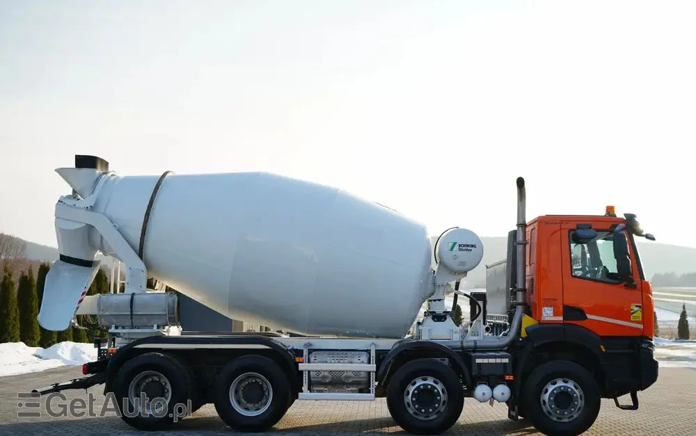 IVECO X-WAY 420 / 8X4 / BETONOMIESZARKA 9 M3 / SCHWING STETTER / AUTOMAT / EURO 6 