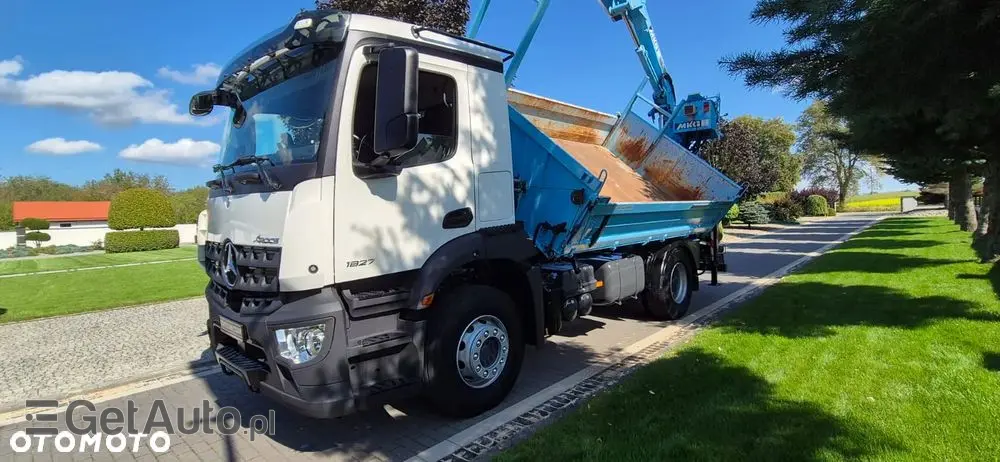 MERCEDES-BENZ AROCS 1827///* 2018///* PRZEB 41 TYŚ///* HDS///* WYWROTKA///* ROTATOR///* 18000KG///* ŁYŻKA///* STAN JAK NOWY 