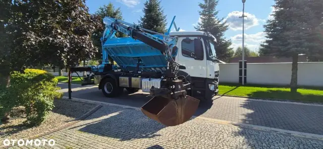MERCEDES-BENZ AROCS 1827///* 2018///* PRZEB 41 TYŚ///* HDS///* WYWROTKA///* ROTATOR///* 18000KG///* ŁYŻKA///* STAN JAK NOWY 