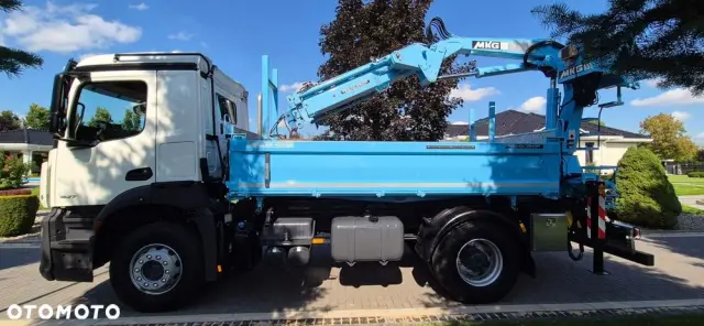 MERCEDES-BENZ AROCS 1827///* 2018///* PRZEB 41 TYŚ///* HDS///* WYWROTKA///* ROTATOR///* 18000KG///* ŁYŻKA///* STAN JAK NOWY 