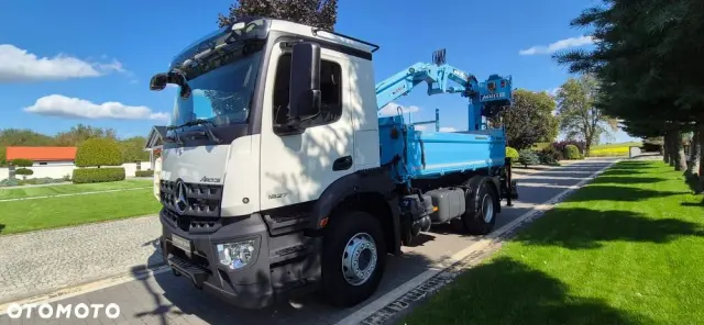 MERCEDES-BENZ AROCS 1827///* 2018///* PRZEB 41 TYŚ///* HDS///* WYWROTKA///* ROTATOR///* 18000KG///* ŁYŻKA///* STAN JAK NOWY 