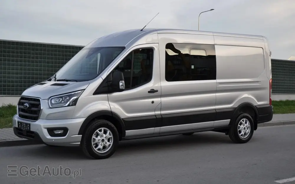 FORD TRANSIT DCIV MCA 2.0 New EcoBlue 170 KM A6 FWD Limited Brygadowy 6 osobowy 350 L3H2 Fabrycznie Nowy Dostępny od Ręki!!! 