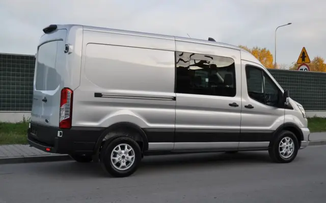 FORD TRANSIT DCIV MCA 2.0 New EcoBlue 170 KM A6 FWD Limited Brygadowy 6 osobowy 350 L3H2 Fabrycznie Nowy Dostępny od Ręki!!! 