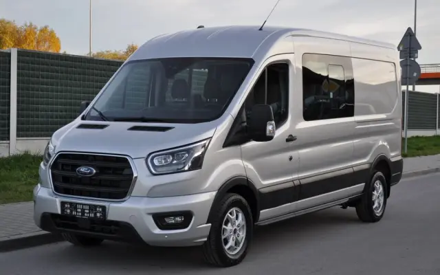 FORD TRANSIT DCIV MCA 2.0 New EcoBlue 170 KM A6 FWD Limited Brygadowy 6 osobowy 350 L3H2 Fabrycznie Nowy Dostępny od Ręki!!! 