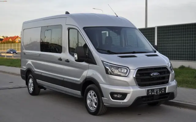 FORD TRANSIT DCIV MCA 2.0 New EcoBlue 170 KM A6 FWD Limited Brygadowy 6 osobowy 350 L3H2 Fabrycznie Nowy Dostępny od Ręki!!! 