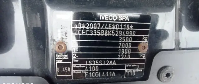 IVECO DAILY 3.0   35S15  12 PALET FIRANKA 