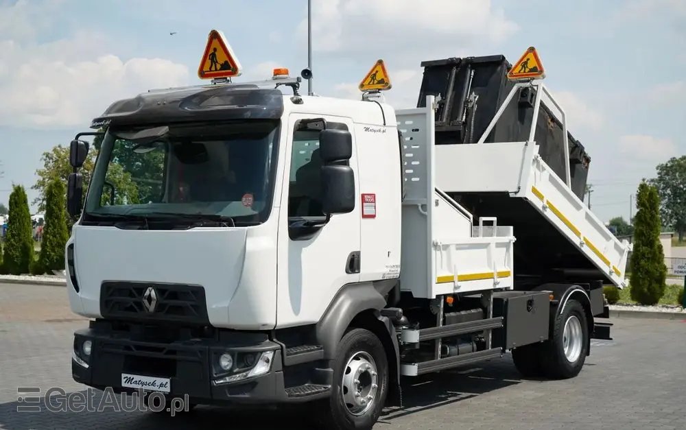RENAULT D 16.240 / 4X2 / WYWROTKA / SPECJALISTYCZNY / DROGOWY / ZBIORNIK DO LANIA ASFALTU / EURO 6 / SPROWADZONY 