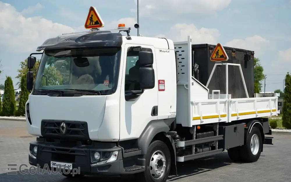 RENAULT D 16.240 / 4X2 / WYWROTKA / SPECJALISTYCZNY / DROGOWY / ZBIORNIK DO LANIA ASFALTU / EURO 6 / SPROWADZONY 