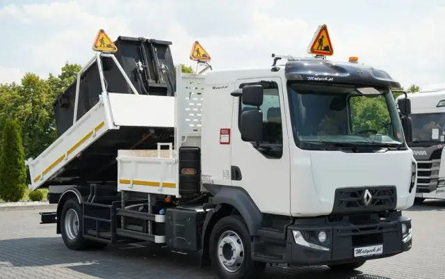 RENAULT D 16.240 / 4X2 / WYWROTKA / SPECJALISTYCZNY / DROGOWY / ZBIORNIK DO LANIA ASFALTU / EURO 6 / SPROWADZONY 