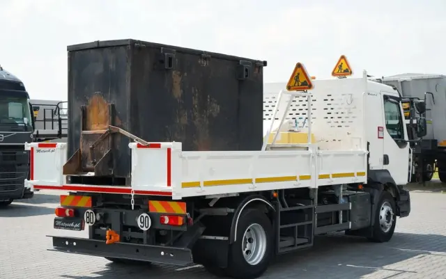 RENAULT D 16.240 / 4X2 / WYWROTKA / SPECJALISTYCZNY / DROGOWY / ZBIORNIK DO LANIA ASFALTU / EURO 6 / SPROWADZONY 
