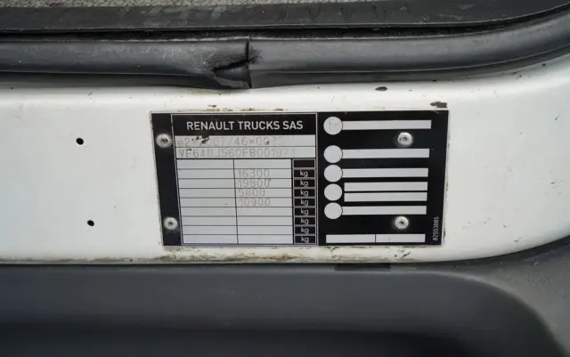 RENAULT D 16.240 / 4X2 / WYWROTKA / SPECJALISTYCZNY / DROGOWY / ZBIORNIK DO LANIA ASFALTU / EURO 6 / SPROWADZONY 