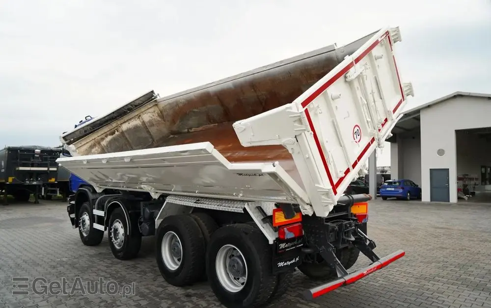 SCANIA G 480 / 8x4 / WYWROTKA DWUSTRONNA / HYDROBURTA / MANUAL 