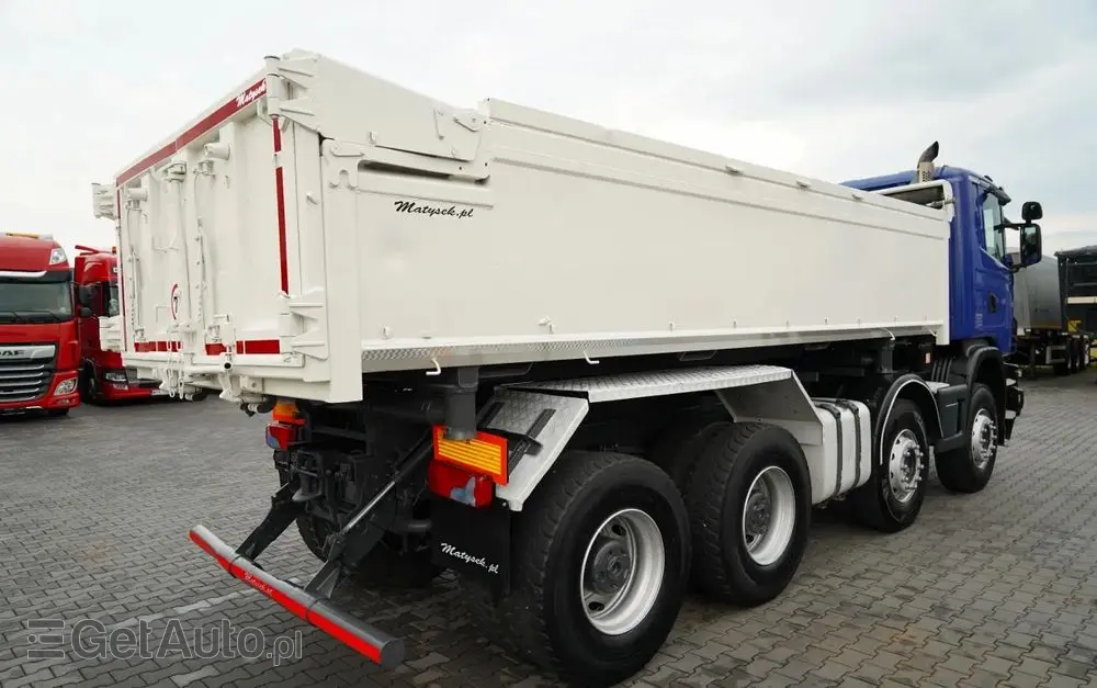 SCANIA G 480 / 8x4 / WYWROTKA DWUSTRONNA / HYDROBURTA / MANUAL 
