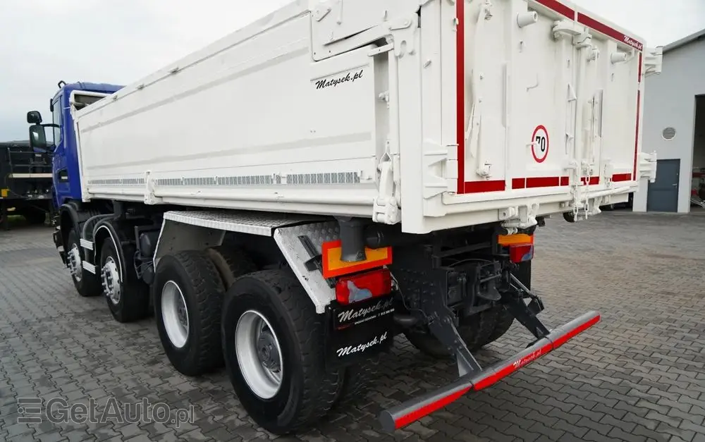 SCANIA G 480 / 8x4 / WYWROTKA DWUSTRONNA / HYDROBURTA / MANUAL 