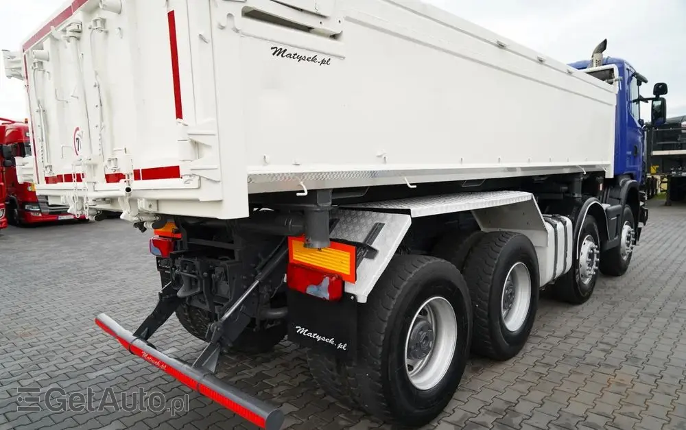 SCANIA G 480 / 8x4 / WYWROTKA DWUSTRONNA / HYDROBURTA / MANUAL 