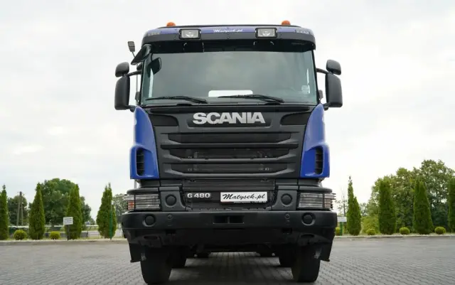 SCANIA G 480 / 8x4 / WYWROTKA DWUSTRONNA / HYDROBURTA / MANUAL 