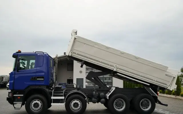 SCANIA G 480 / 8x4 / WYWROTKA DWUSTRONNA / HYDROBURTA / MANUAL 