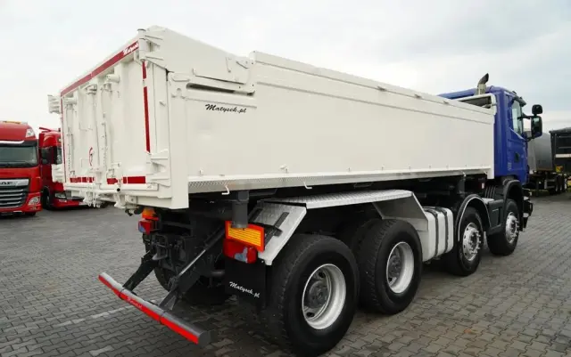 SCANIA G 480 / 8x4 / WYWROTKA DWUSTRONNA / HYDROBURTA / MANUAL 