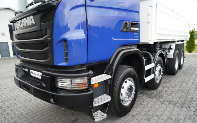 SCANIA G 480 / 8x4 / WYWROTKA DWUSTRONNA / HYDROBURTA / MANUAL 