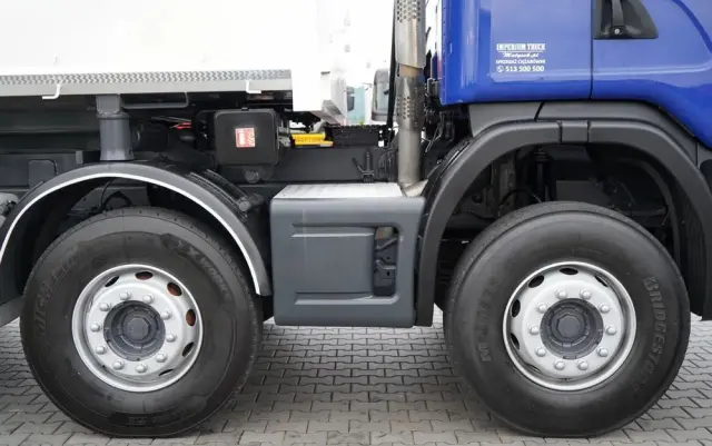 SCANIA G 480 / 8x4 / WYWROTKA DWUSTRONNA / HYDROBURTA / MANUAL 