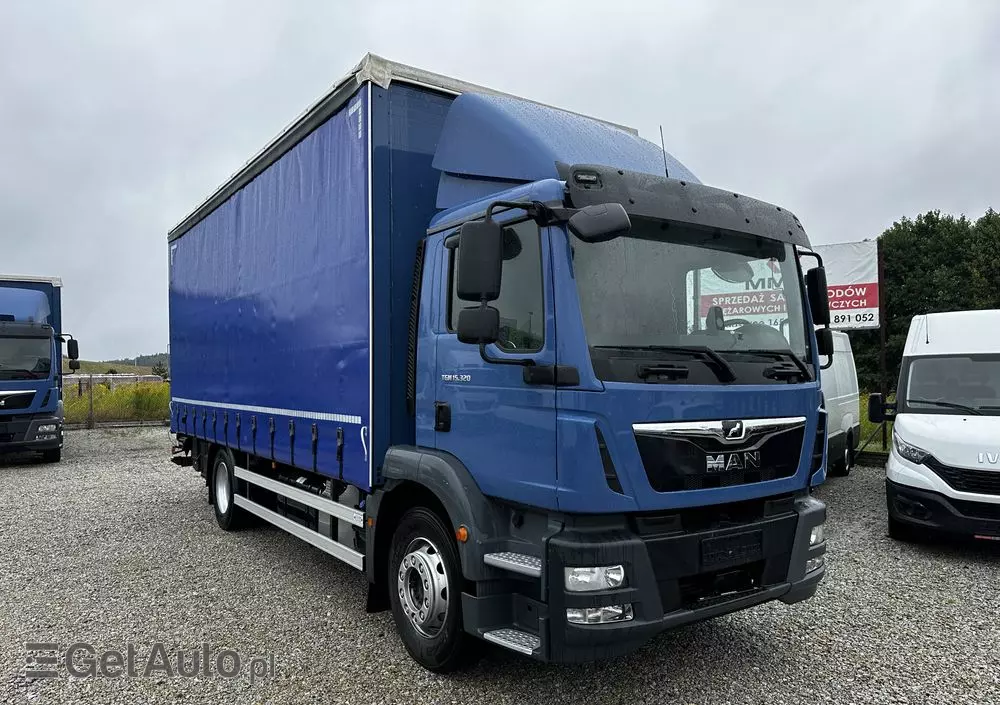 MAN TGM 15.320 Euro6/Automat/klima/Webasto/firanka/Winda/8 ton ładowności/serwis MAN/ 