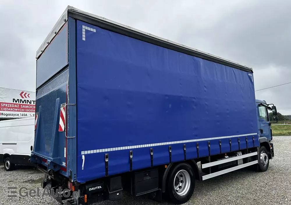 MAN TGM 15.320 Euro6/Automat/klima/Webasto/firanka/Winda/8 ton ładowności/serwis MAN/ 