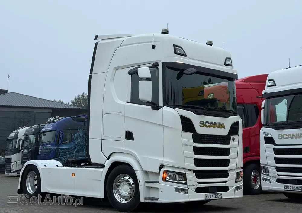 SCANIA S450 2020/21 ASO kontakt TV cała na poduszce z Niemiec 