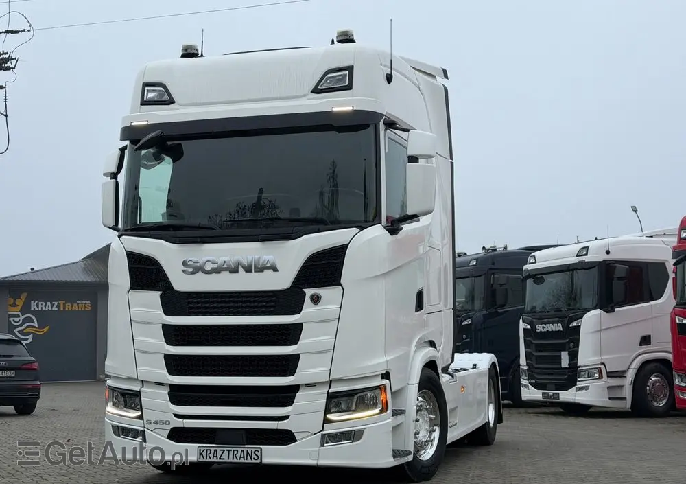 SCANIA S450 2020/21 ASO kontakt TV cała na poduszce z Niemiec 