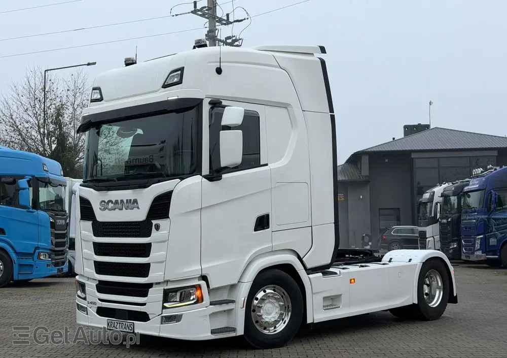 SCANIA S450 2020/21 ASO kontakt TV cała na poduszce z Niemiec 