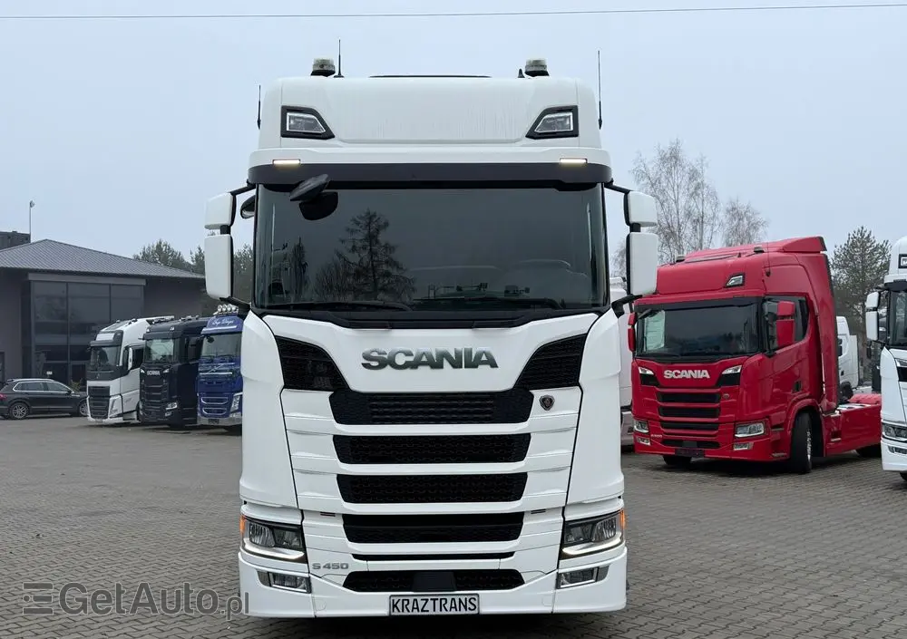 SCANIA S450 2020/21 ASO kontakt TV cała na poduszce z Niemiec 