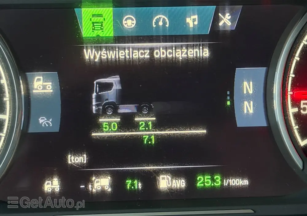 SCANIA S450 2020/21 ASO kontakt TV cała na poduszce z Niemiec 