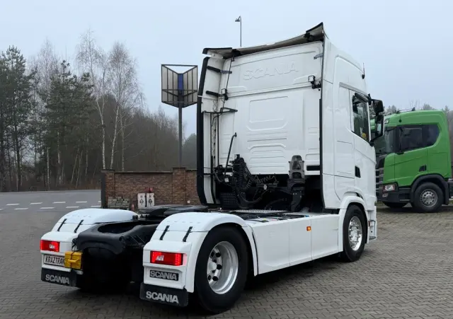 SCANIA S450 2020/21 ASO kontakt TV cała na poduszce z Niemiec 