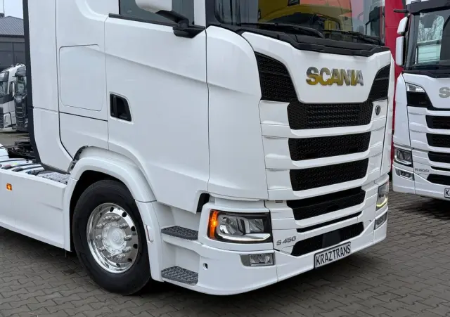 SCANIA S450 2020/21 ASO kontakt TV cała na poduszce z Niemiec 