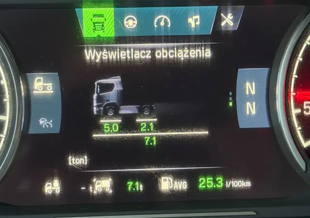 SCANIA S450 2020/21 ASO kontakt TV cała na poduszce z Niemiec 