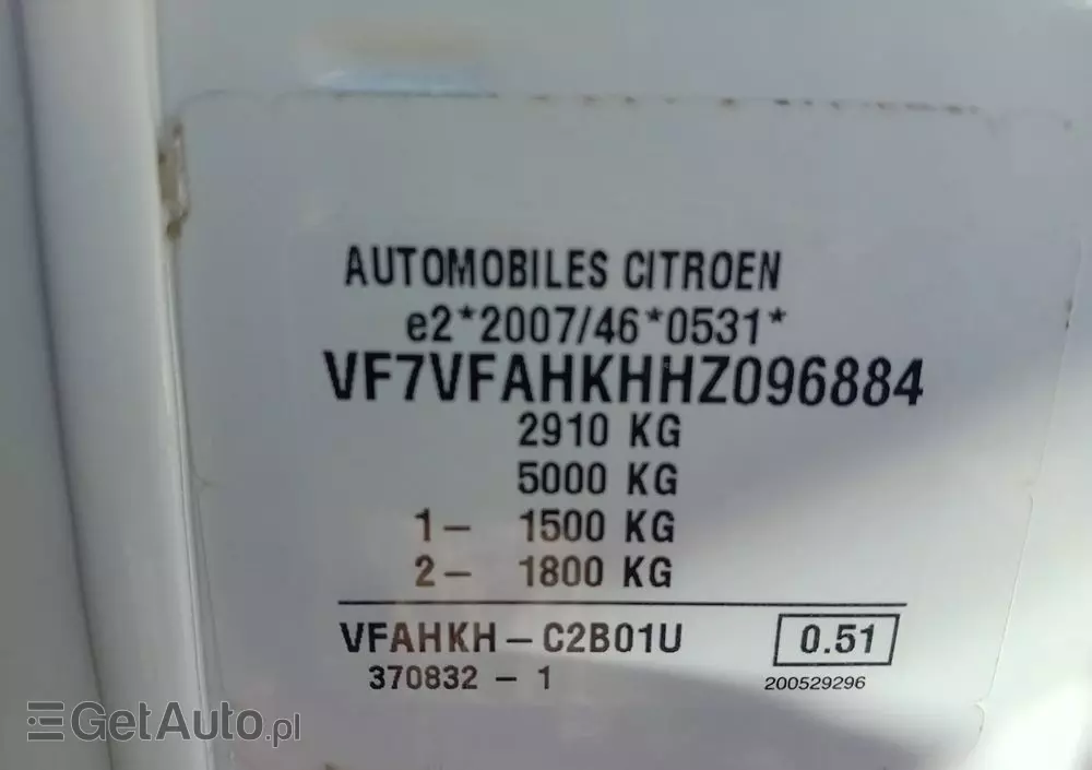 CITROËN Jumpy Brygadóka 